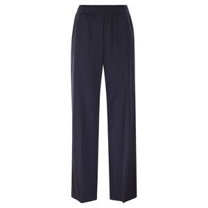 Weekend Maxmara Women Wkdmallo - Pure Wool Canvas Trousers